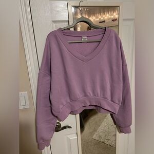 Plush Purple Sweater